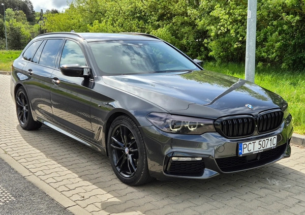 BMW Seria 5 cena 104000 przebieg: 228000, rok produkcji 2017 z Czarnków małe 529